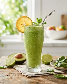 Citrus Avocado Green Smoothie