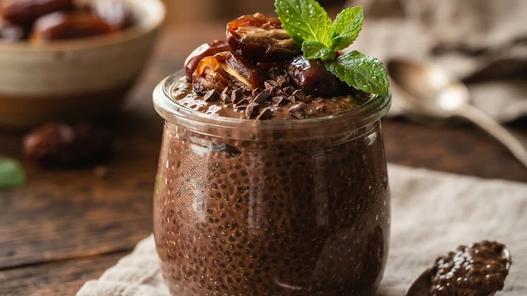 Dark Chocolate Chia Pudding