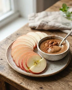 Apple Slices with Almond Butter