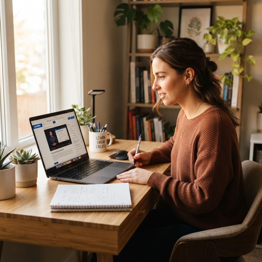 The WebinarForge learning space: deliver your courses with videos and private PDFs