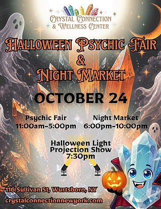 Halloween Psychic Fair & Night Market: WAM Heads to Crystal Connection