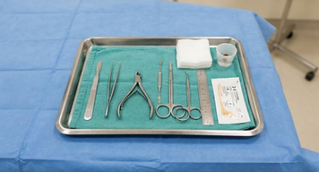 nail surgery / sterile instrument tray
