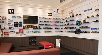 clinic shoe wall