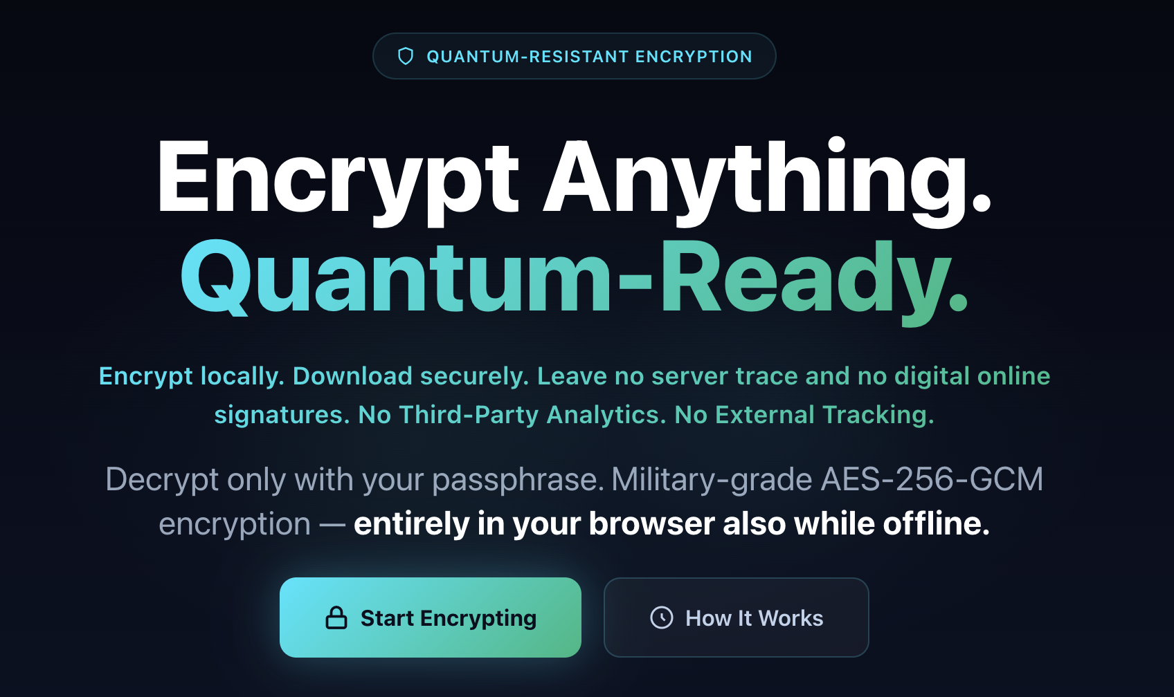 CryptShield — Quantum-Resistant Encryption