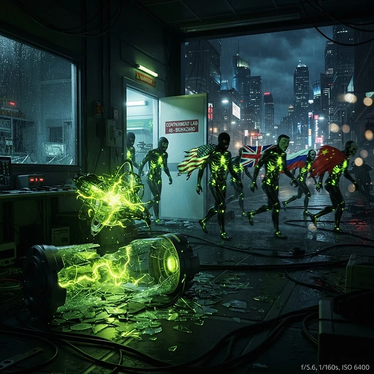 Dual-Use Agents That Walk Out of the Lab: Proliferation When the Weapon Is a Model Plus a Prompt