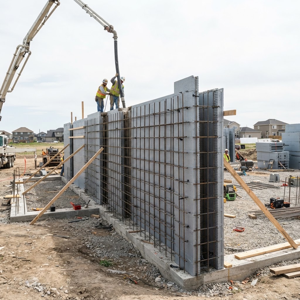 ICF vs Poured Concrete Foundations in Ontario