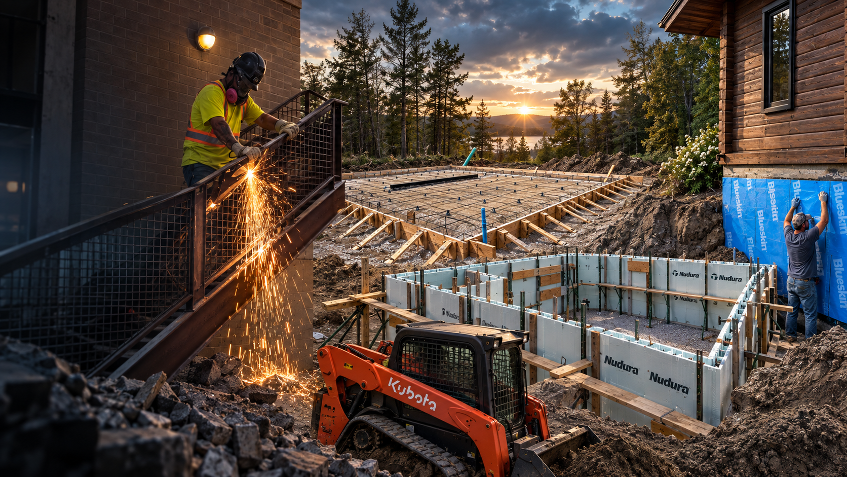 Tor Contracting — concrete slab, demolition, waterproofing and ICF construction