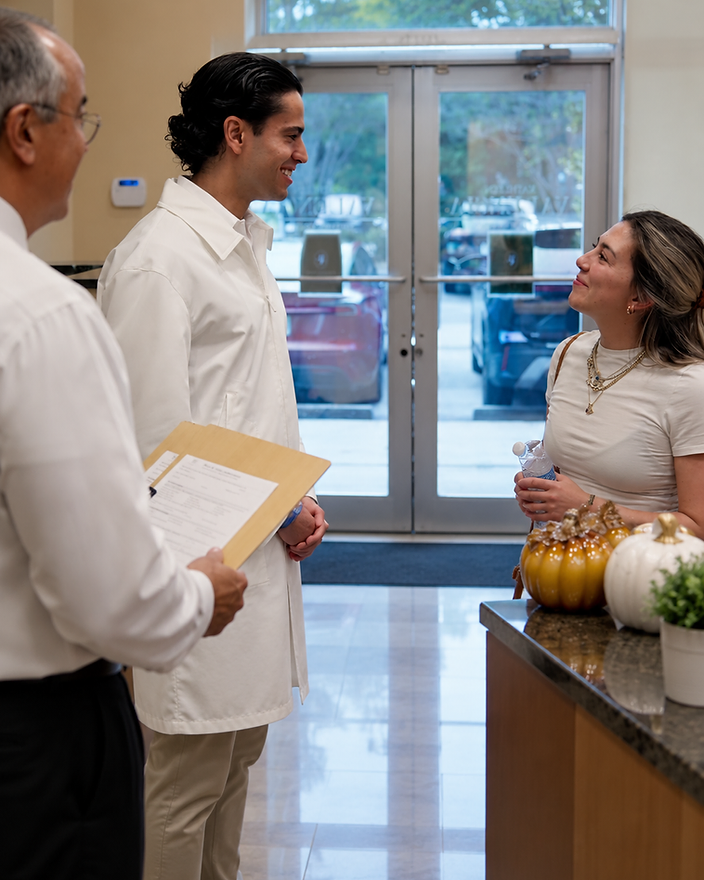 Interior of the Caldas Orthodontics boutique practice in Weston, FL