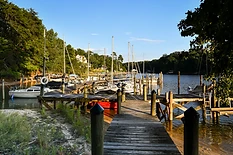 Walk down the dock and step aboard