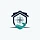 Roofing Cape Fear logo — a guardian shield merging a roofline pitch with a coastal wave