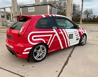 Ford Fiesta ST im Rallye-Look – Projektansicht