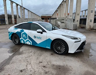 Toyota Mirai im nutz-Firmendesign – Projektansicht