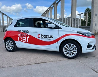 Renault Zoe im Ciborius-Markendesign – Projektansicht