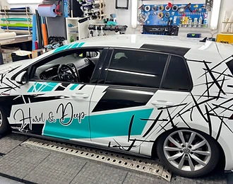VW Golf im Hard-&-Deep-Design – Projektansicht