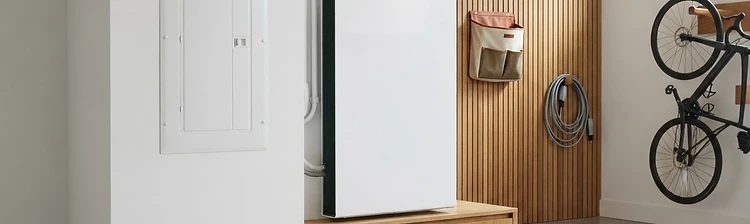 Modern electrical panel and battery storage unit