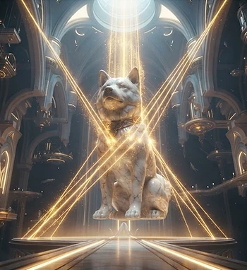 The marble Doge cathedral — being reconstructed by golden light