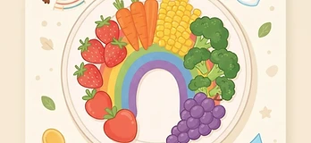 The Rainbow Plate — Dietitian Guide for Ages 3–5 preview