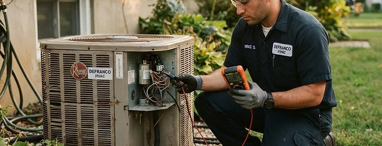 AC condenser repair in Vernon Township, NJ