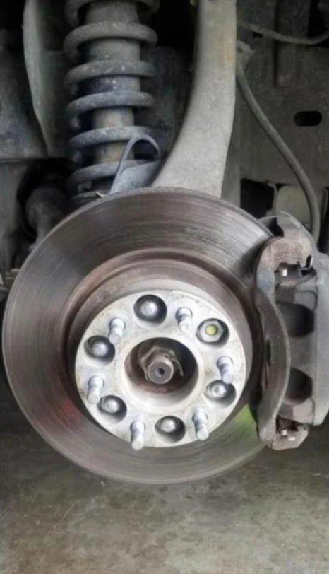 Brake repair — before repair