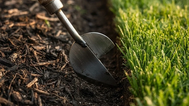 Precise lawn edging work by Che Landscaping