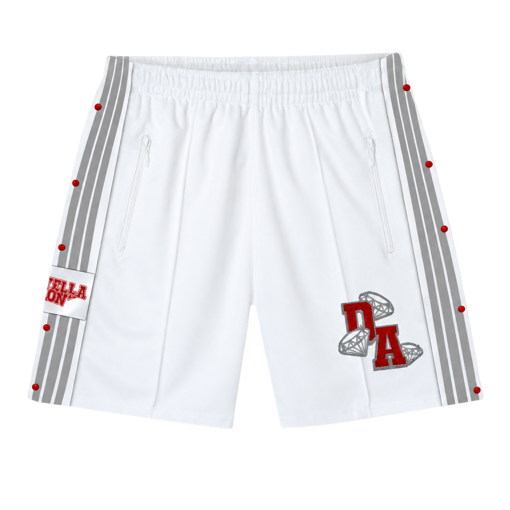 Ballplayer Red 3/4 Shorts