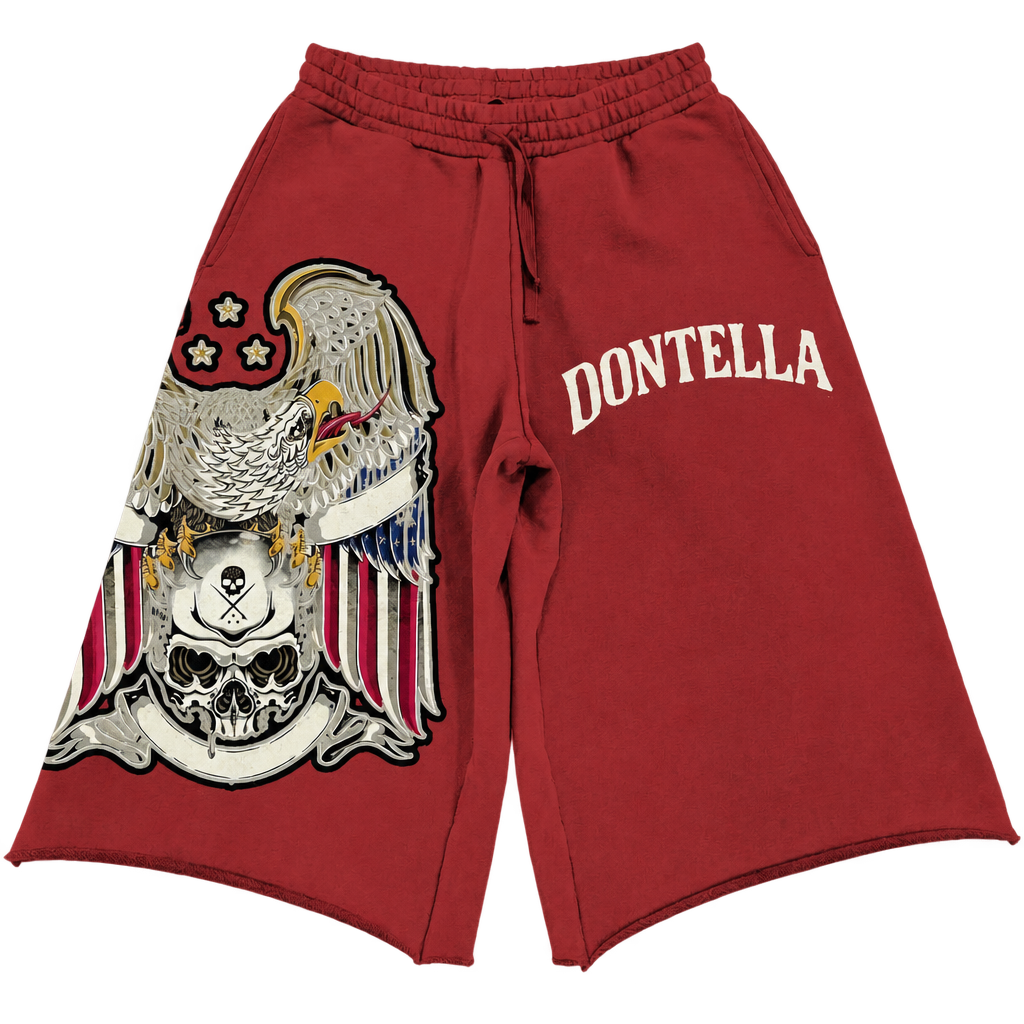 Dontella Red Eagle 3/4 Shorts