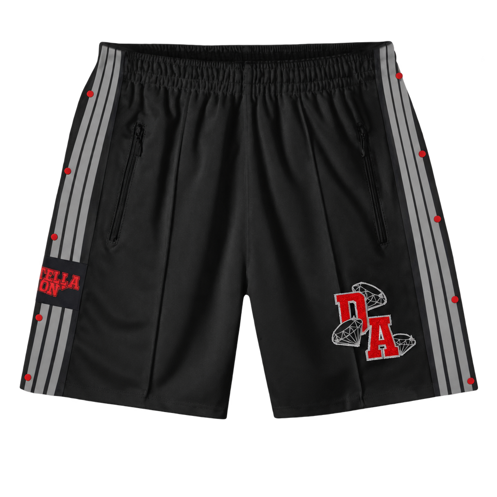 Ballplayer Black 3/4 Shorts