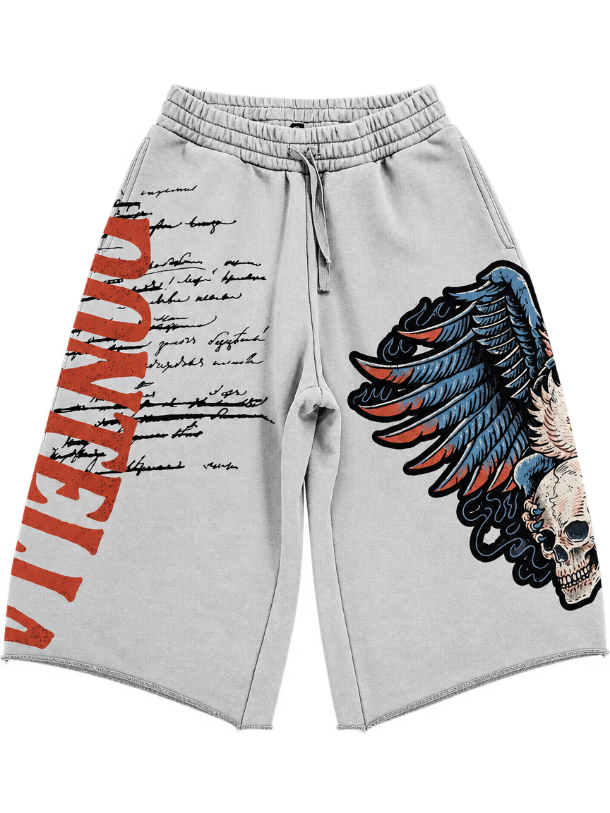 Dontella Grey Eagle 3/4 Shorts