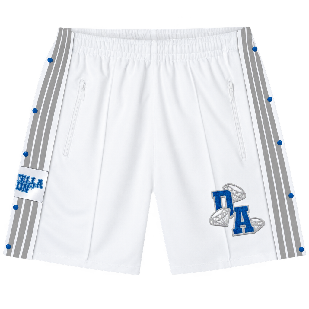 Ballplayer Blue 3/4 Shorts