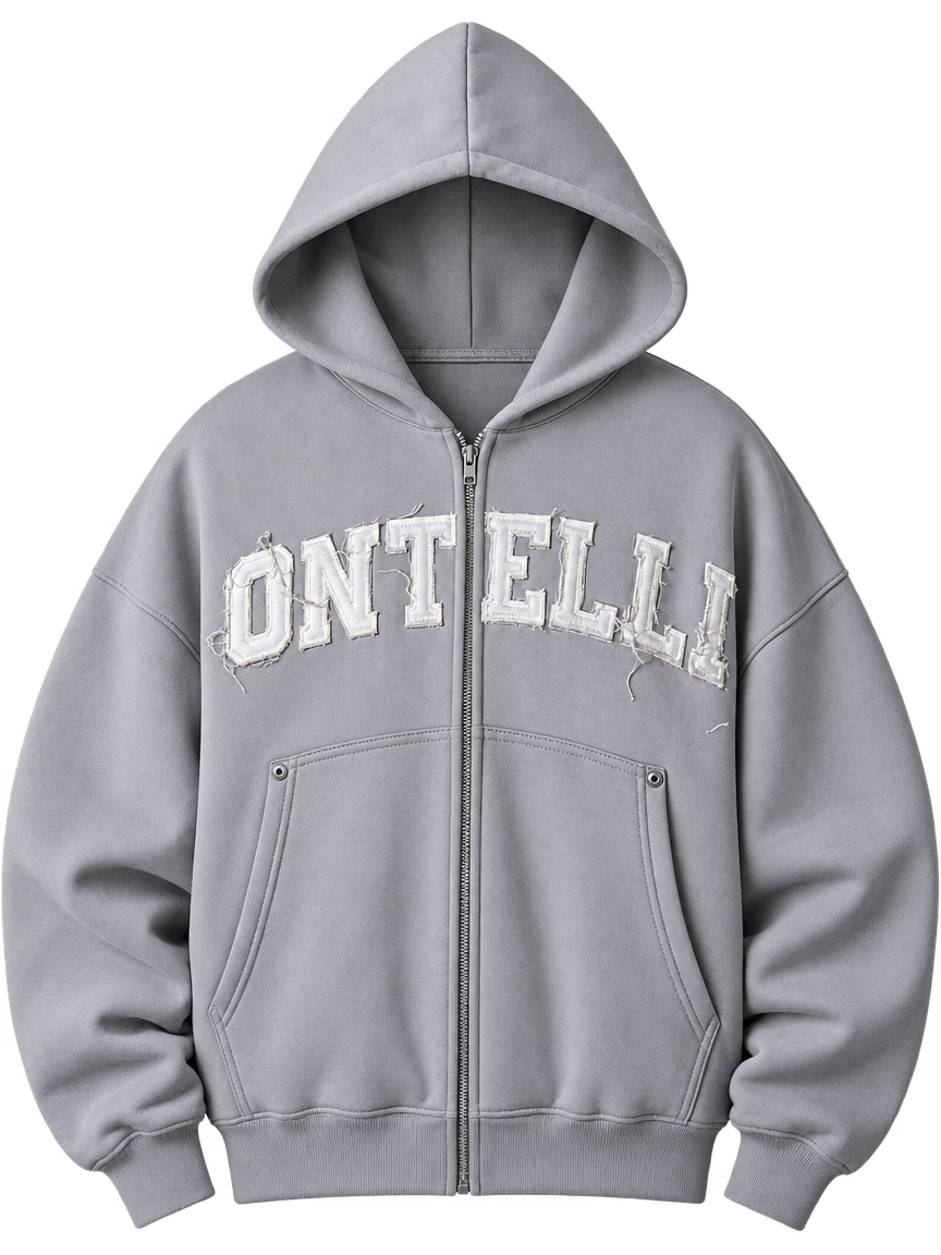 Grey Essentials Zip Up