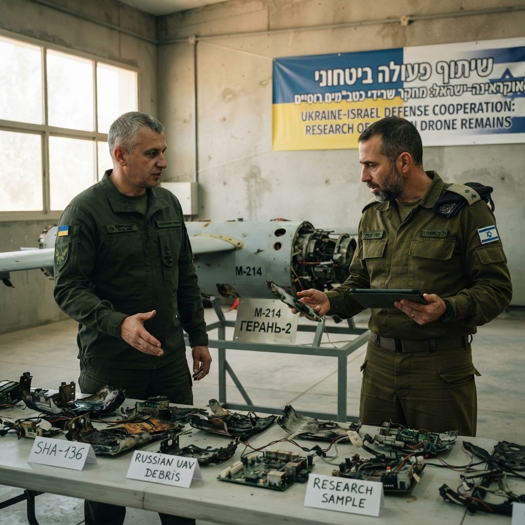 שיתוף פעולה ביטחוני: אוקראינה העבירה לישראל שרידי כטב"מים רוסיים למחקר