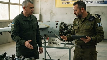 שיתוף פעולה ביטחוני: אוקראינה העבירה לישראל שרידי כטב"מים רוסיים למחקר