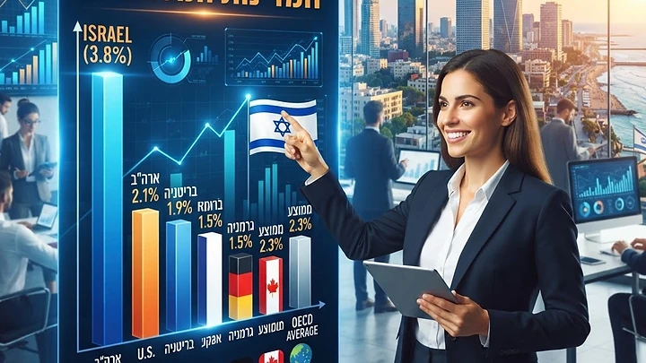 נתוני צמיחה מרשימים: ישראל מובילה את המדינות המפותחות - הכלכלה הישראלית מפגינה חוסן יוצא דופן בשנת 2026, עם נתוני צמיחה חזקים המציבים אותה בראש רשימת המדינות המפותחות. למרות האתגרים הביטחוניים, המשק הישראלי מציג התאוששות מהירה וביצועים העולים על התחזיות הגלובליות.
