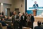 מחאה דיפלומטית בבאקו: נציגי מספר מדינות עזבו את האולם בזמן נאומו של הנשיא הרצוג