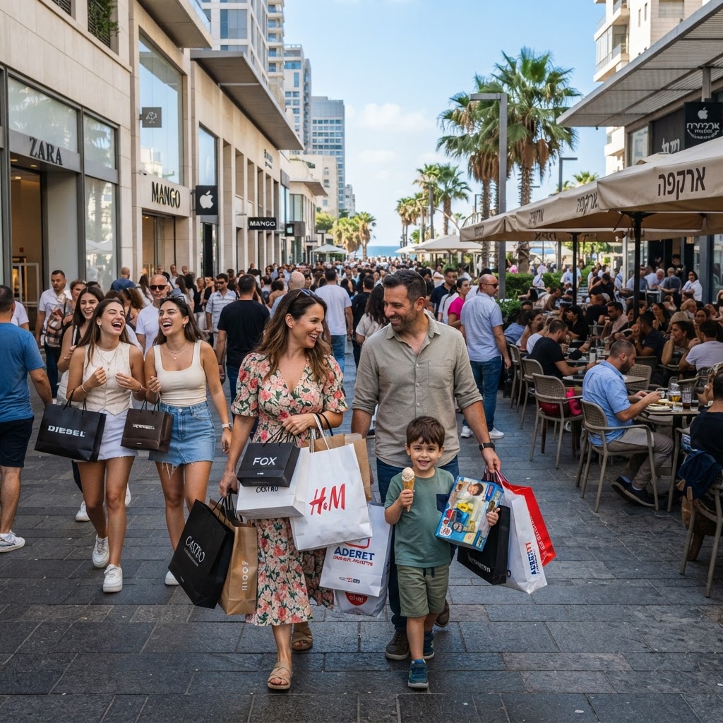 ישראלים חיים טוב יותר וקונים יותר ממדינות המערב