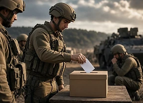 צה"ל החל בהליך ההצבעה ללוחמים בקווי העימות ובשטחי הלחימה