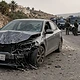 חשד לאירוע פלילי בשומרון: רכב פלסטיני נגנב והיה מעורב בתאונת דרכים