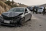 חשד לאירוע פלילי בשומרון: רכב פלסטיני נגנב והיה מעורב בתאונת דרכים