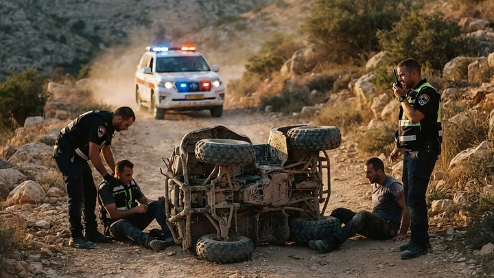הפקרות בדרכים: טרקטורון התהפך ליד אלעיזריה – האם השטח הפך למערב פרוע?