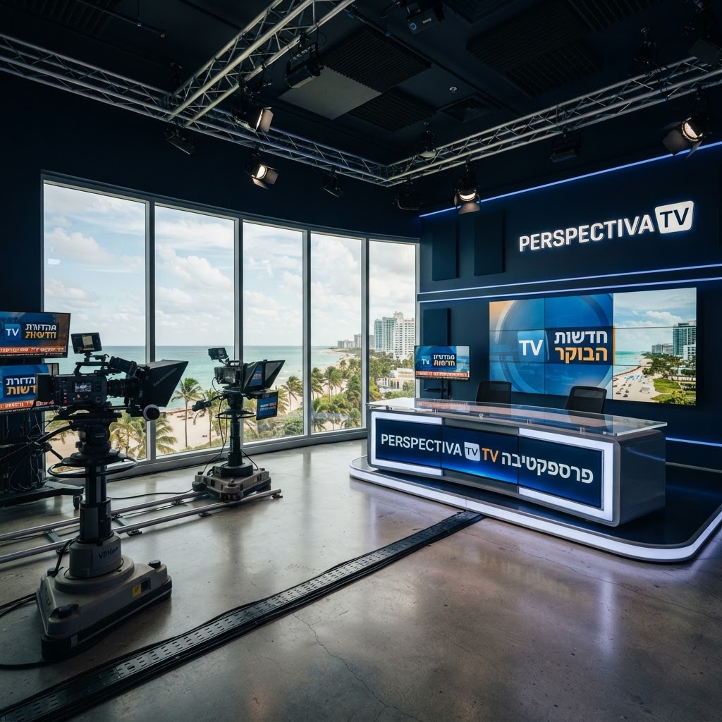 Perspectiva TV Studio in Miami with city view