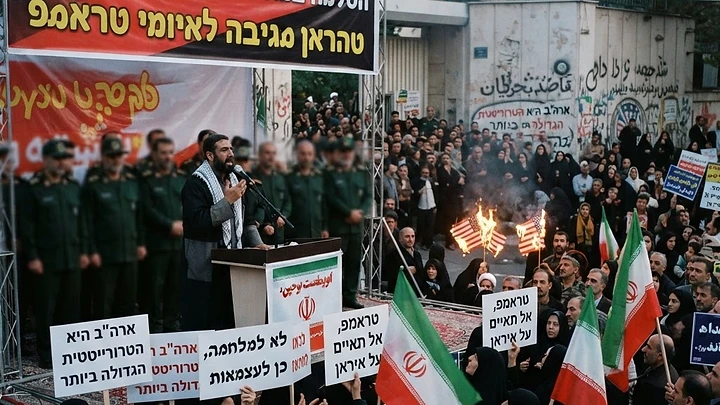 הסלמה במתיחות בין ארה"ב לאיראן: טהראן מגיבה לאיומי טראמפ - בצל המשך הלחימה והמבצעים הצבאיים במפרץ הפרסי, העיתונות האיראנית מציגה קו תקיף נגד נשיא ארה"ב. בטהראן מאיימים בתגובה קשה ומזהירים מפני פגיעה בתשתיות אינטרנט עולמיות, בעוד הממשל האמריקני ממשיך להפעיל לחץ כלכלי וצבאי כבד.