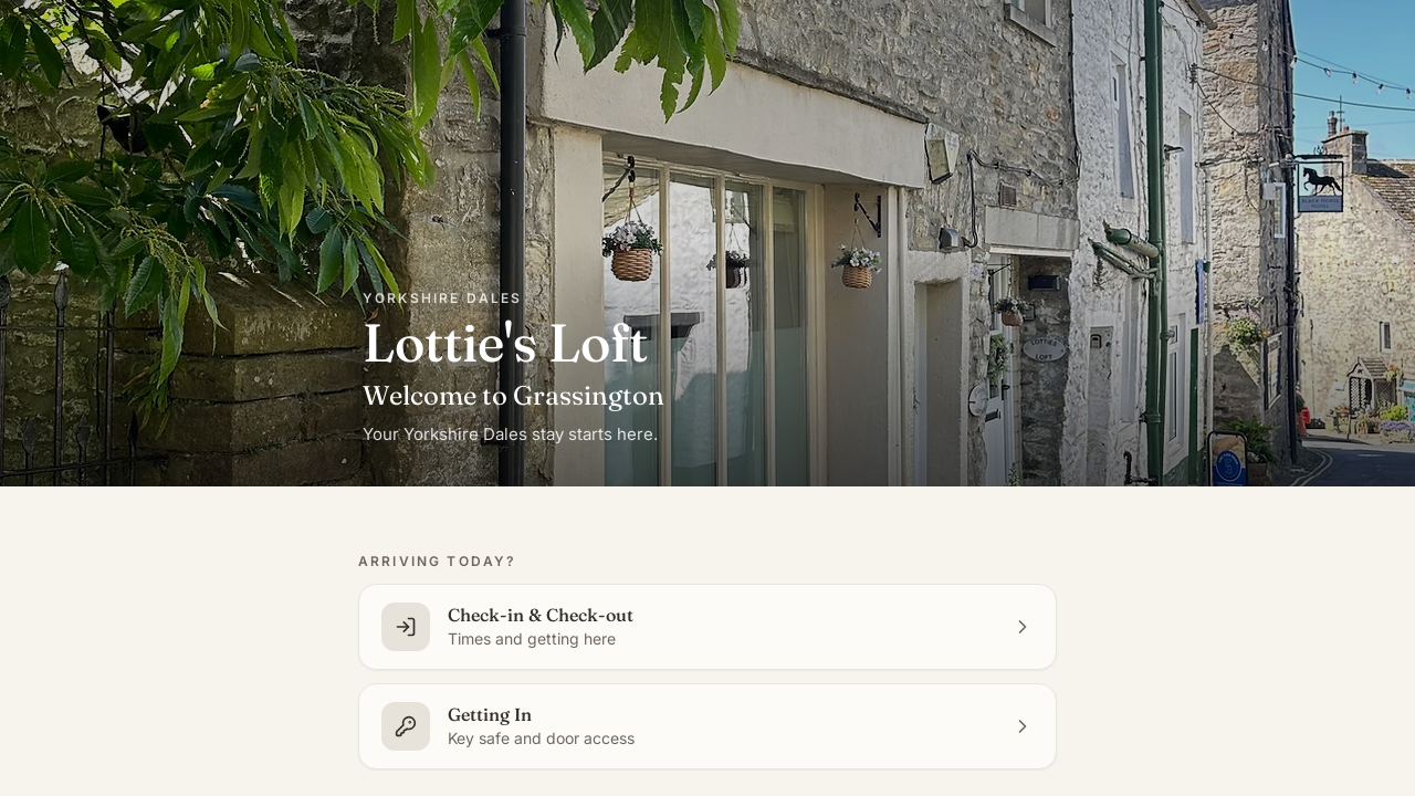 holiday let welcome and instructions  template preview