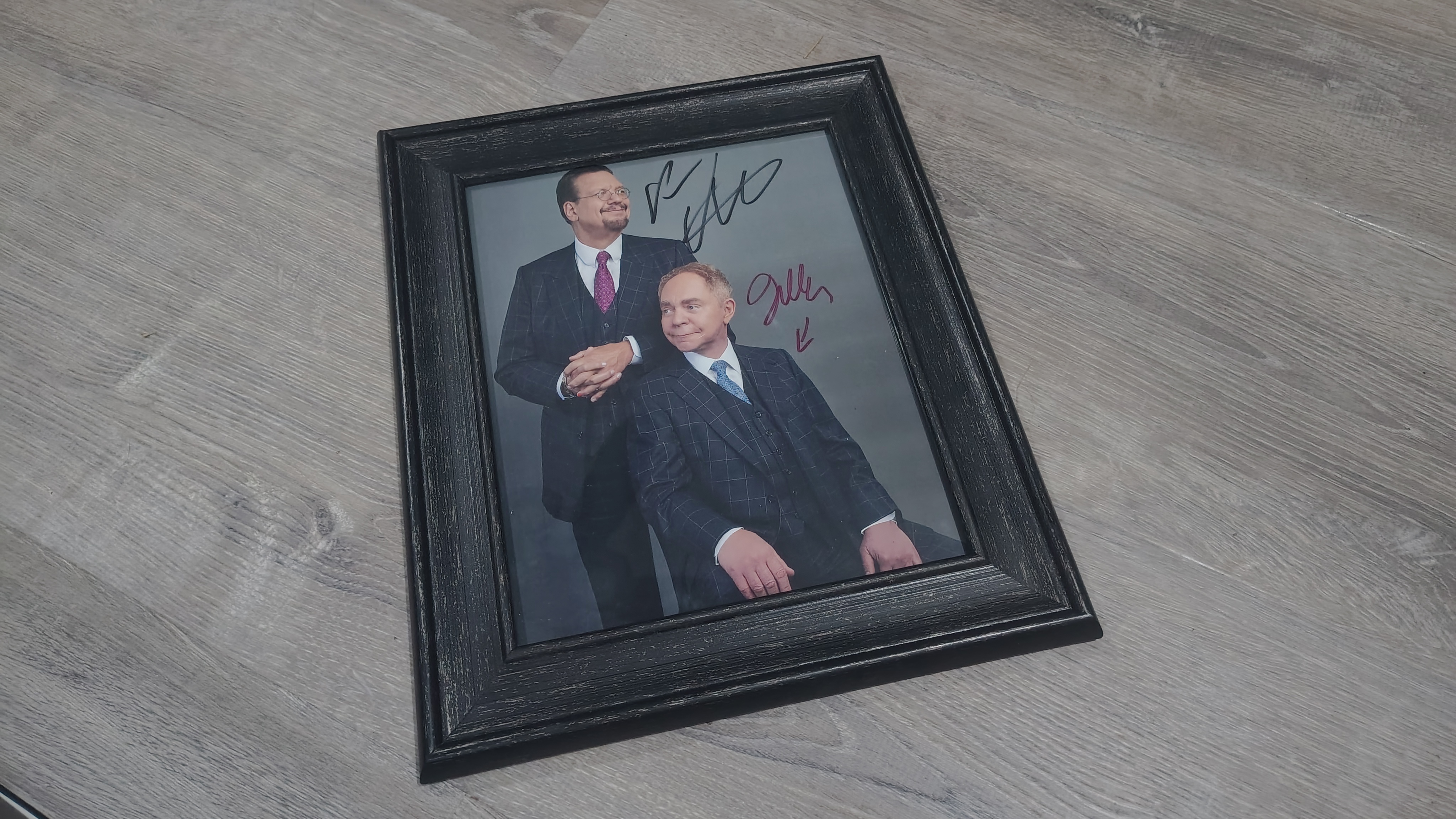 Autographed Photograph of Penn & Teller