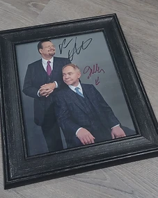 Autographed Photograph of Penn & Teller