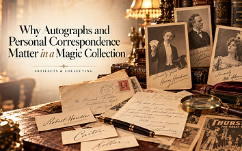 Why Autographs and Personal Correspondence Matter in a Magic Collection