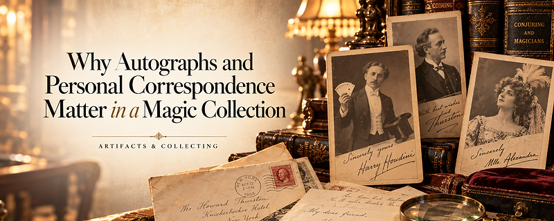 Why Autographs and Personal Correspondence Matter in a Magic Collection