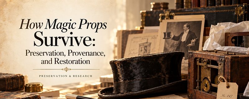 How Magic Props Survive: Preservation, Provenance, and Restoration