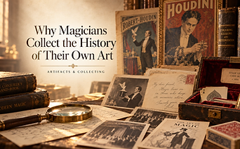 Why Magicians Collect the History of Their Own Art