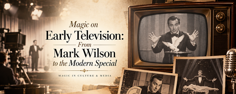 Magic on Early Television: From Mark Wilson to the Modern Special