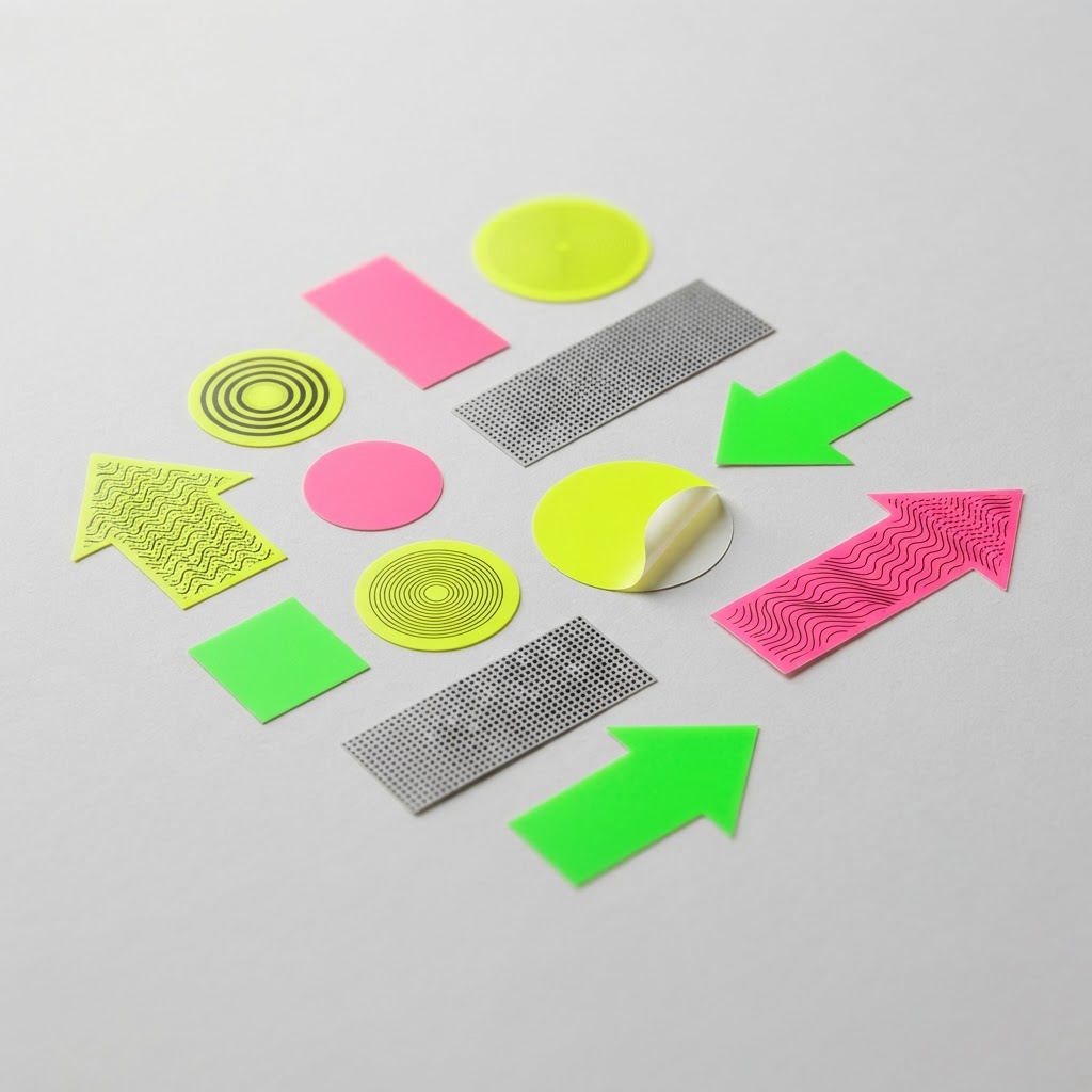 Pegatinas Fluorescentes